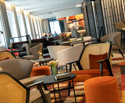 Collinet’s furnitures at the Renaissance Brussels Hotel