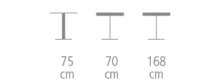 Deco Table size - 966SP