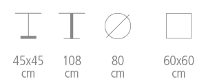 Stylus table's size